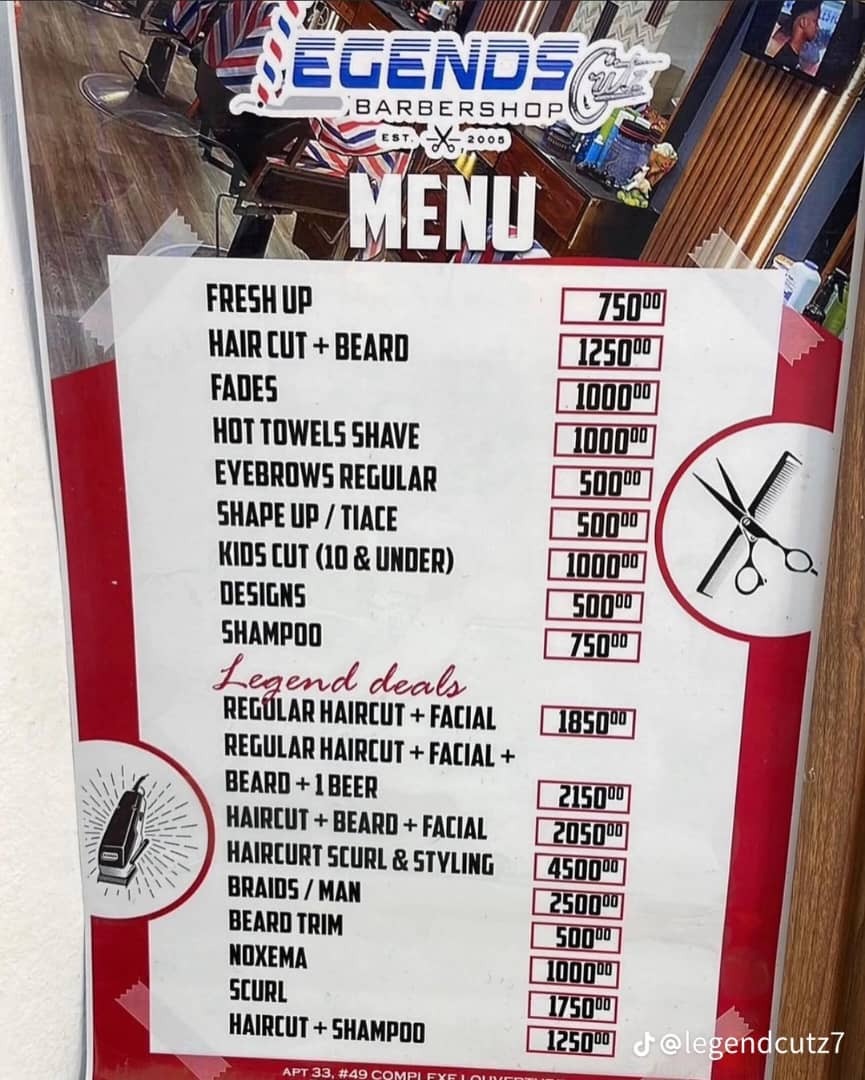 Current menu board